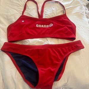 Guard Women's Red Bikini Set